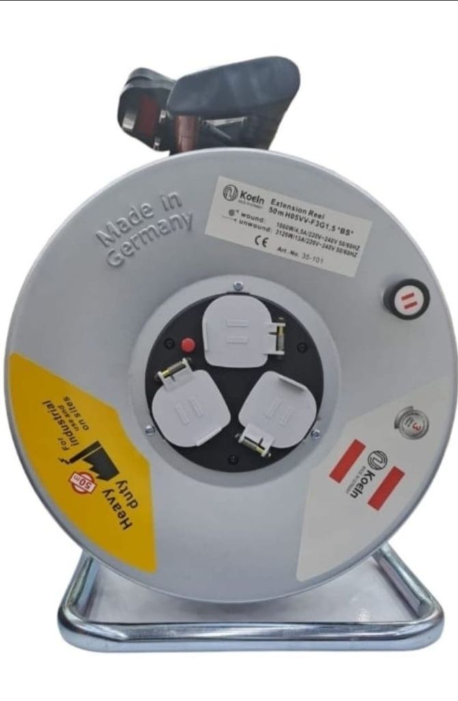 Heavy Duty Extension Reel 50m